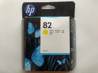 HP 82 Yellow Ink Cartridge
