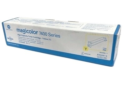 Konica Minolta 7400 MagiColor Yellow Toner Cartridge