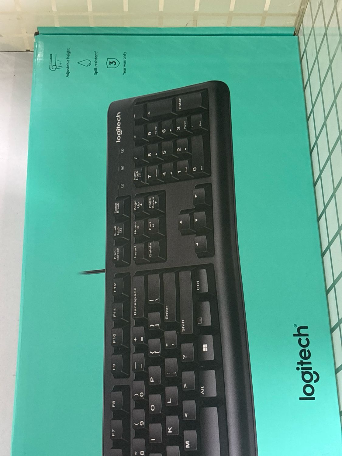 Logitech K120 Corded USB Keyboard
