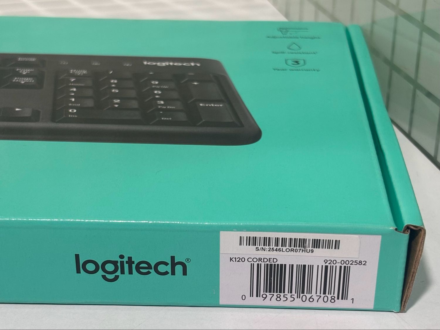 Logitech K120 Corded USB Keyboard