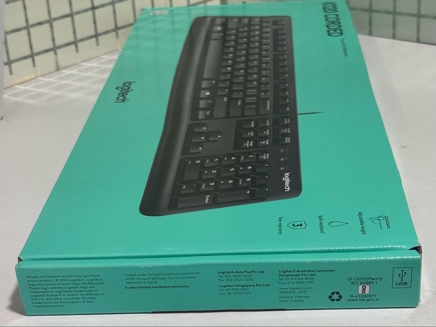 Logitech K120 Corded USB Keyboard