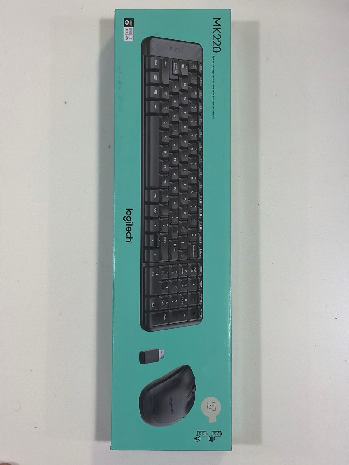 Logitech MK220 Small Wireless Keyboard Mouse