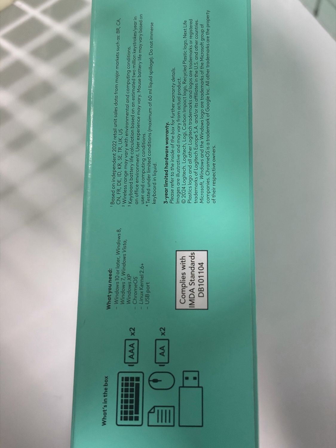 Logitech MK220 Small Wireless Keyboard Mouse