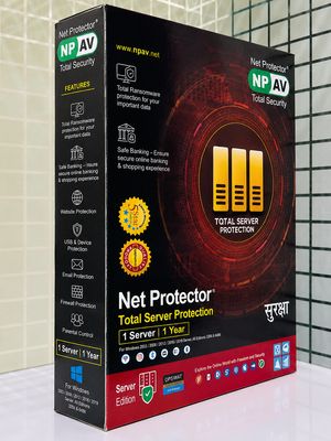 1 Server, 1 Year, Net Protector Total Server Protection