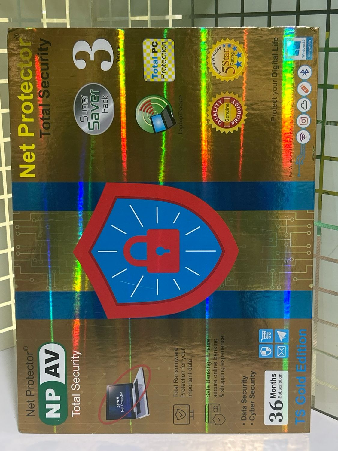 New, 1 User, 3 Year, Net Protector Total Security (NP-AV) New, 1 User, 3 Year, Net Protector Total Security (NP-AV)