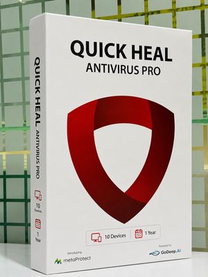 New, 10 User, 1 Year, Quick Heal Antivirus Pro