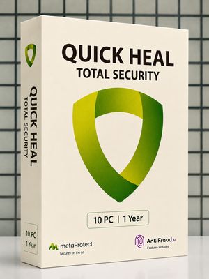New, 10 User, 1 Year, Quick Heal Total Security