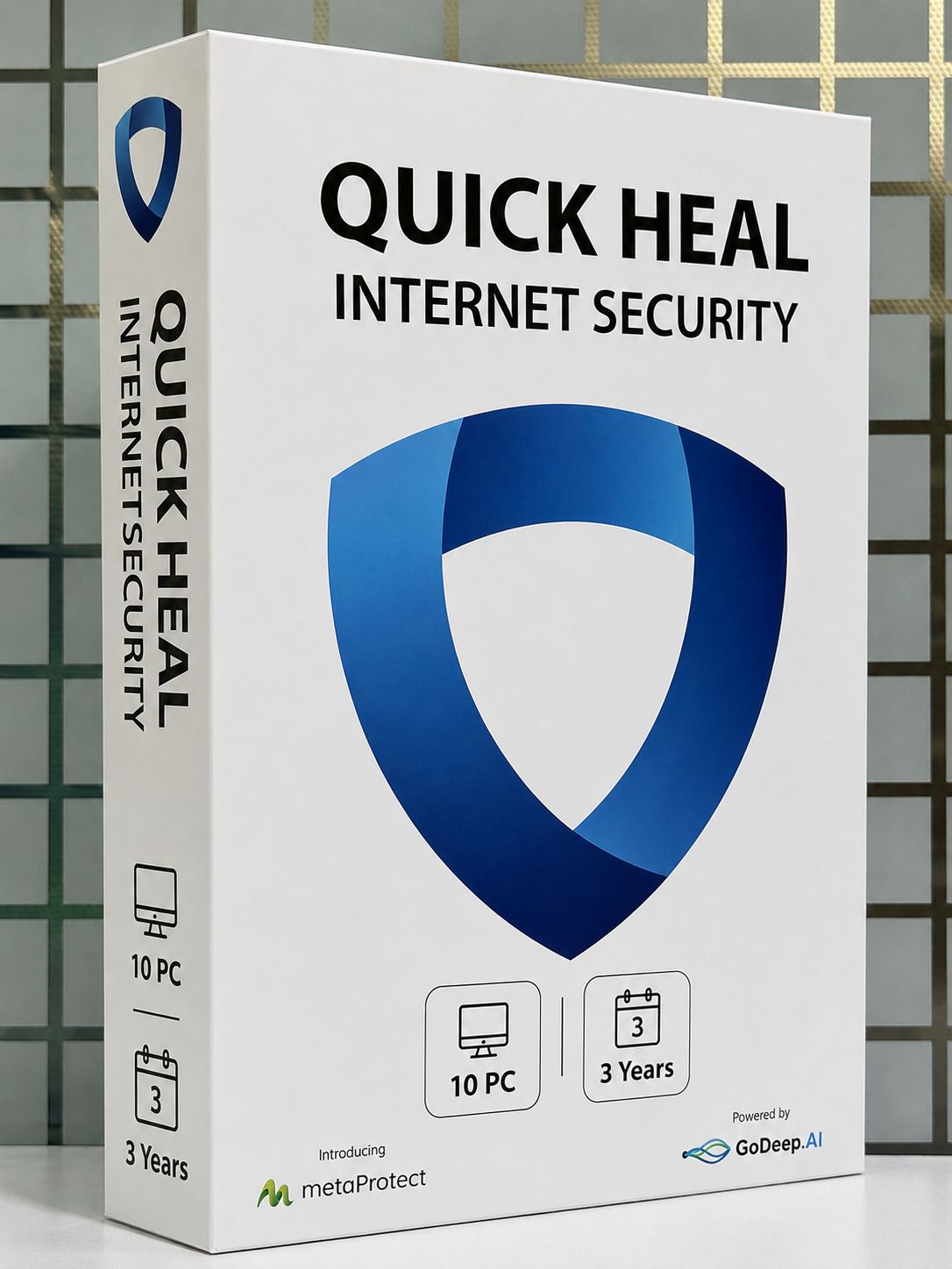 New 10pc 3yr Quick Heal Internet Security