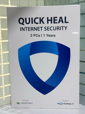 New, 2 User, 1 Year, Quick Heal Internet Security