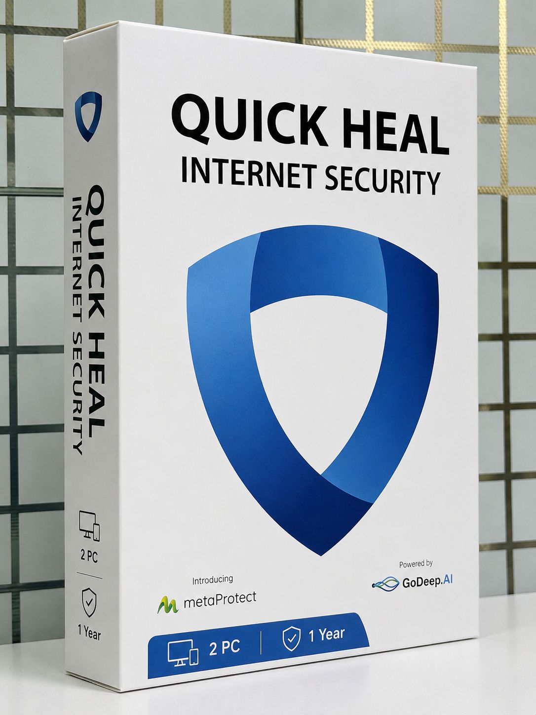 New 2pc 1yr Quick Heal Internet Security