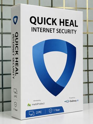 New, 2 User, 1 Year, Quick Heal Internet Security