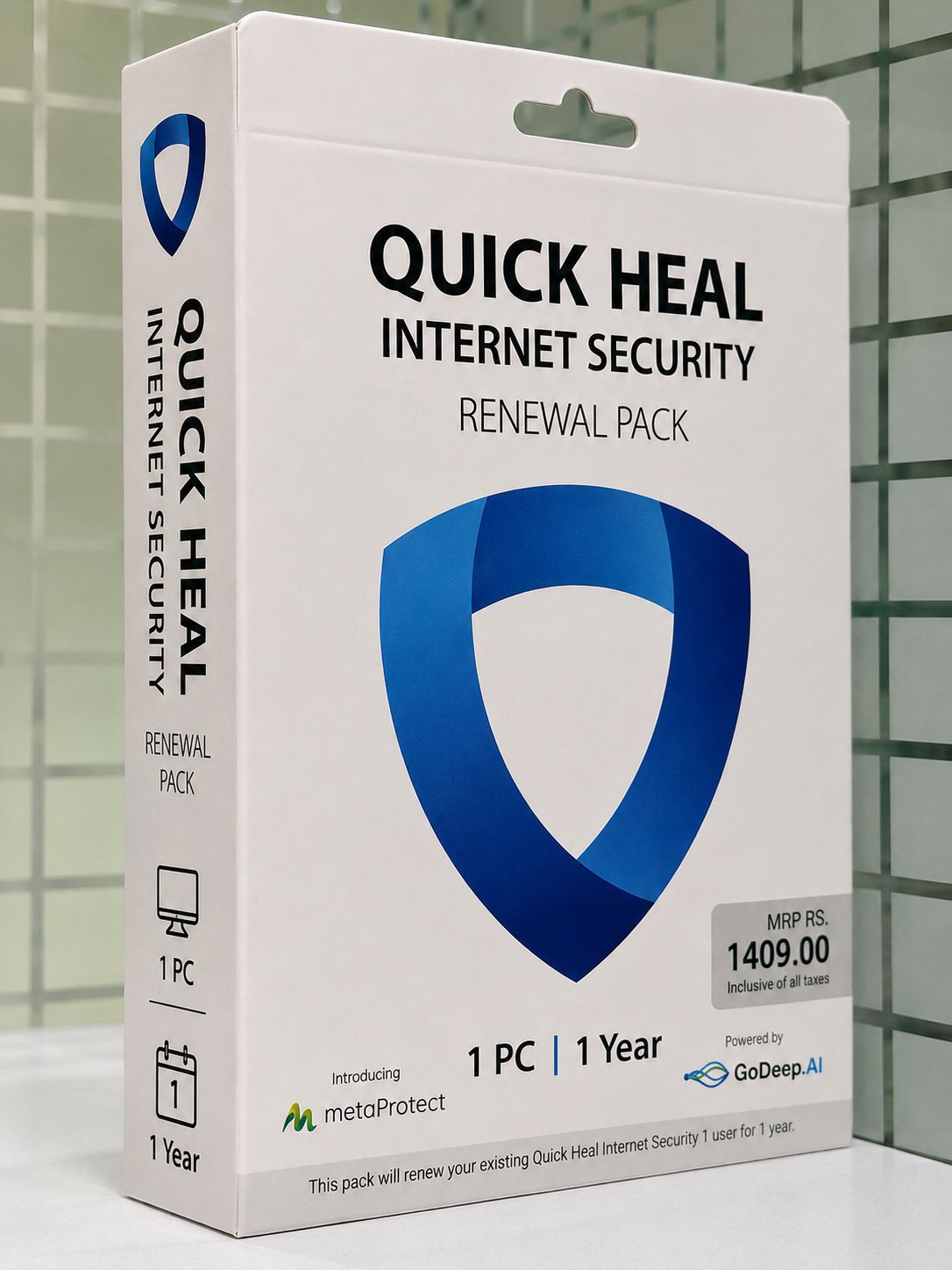Renewal, 1 User, 1 Year, Quick Heal Internet Security