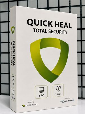 New, 1 User, 1 Year, Quick Heal Total Security