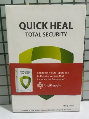 New, 1 User, 3 Year, Quick Heal Total Security New, 1 User, 3 Year, Quick Heal Total Security