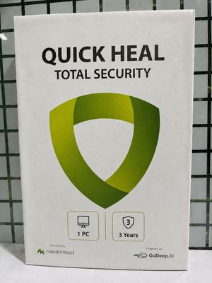 New, 1 User, 3 Year, Quick Heal Total Security
