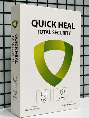 New, 1 User, 3 Year, Quick Heal Total Security
