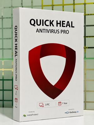 New, 3 User, 1 Year, Quick Heal Antivirus Pro