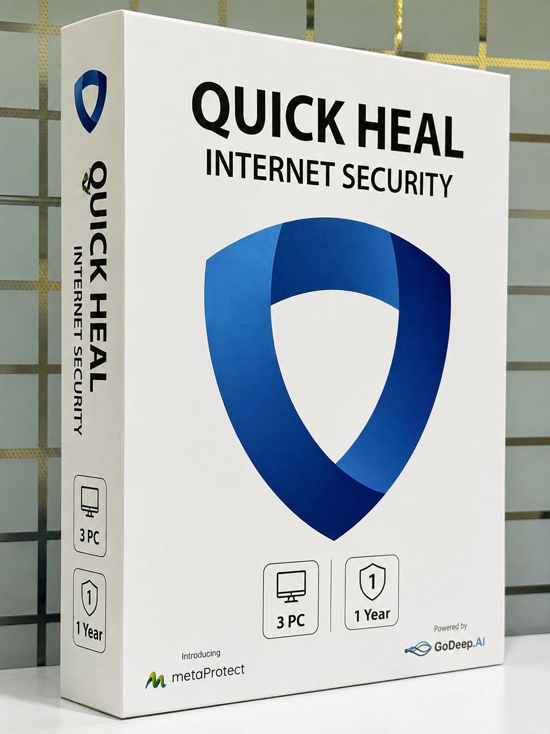New, 3 User, 1 Year, Quick Heal Internet Security
