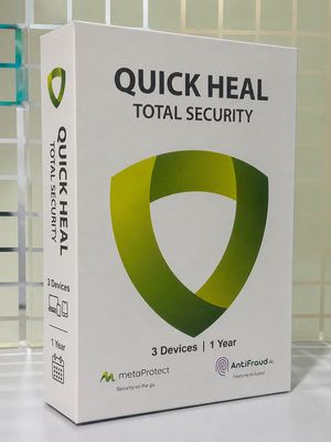 New, 3 User, 1 Year, Quick Heal Total Security