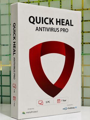 New, 5 User, 1 Year, Quick Heal Antivirus Pro