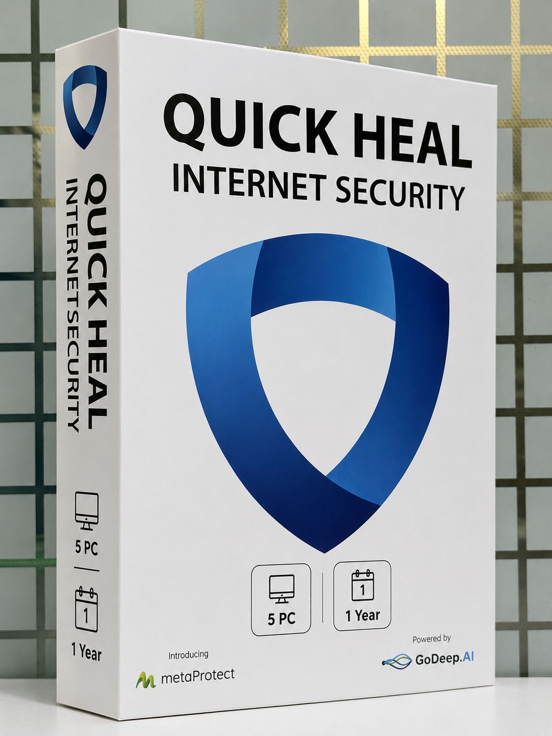 New 5pc 1yr Quick Heal Internet Security