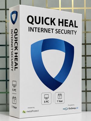 New, 5 User, 1 Year, Quick Heal Internet Security