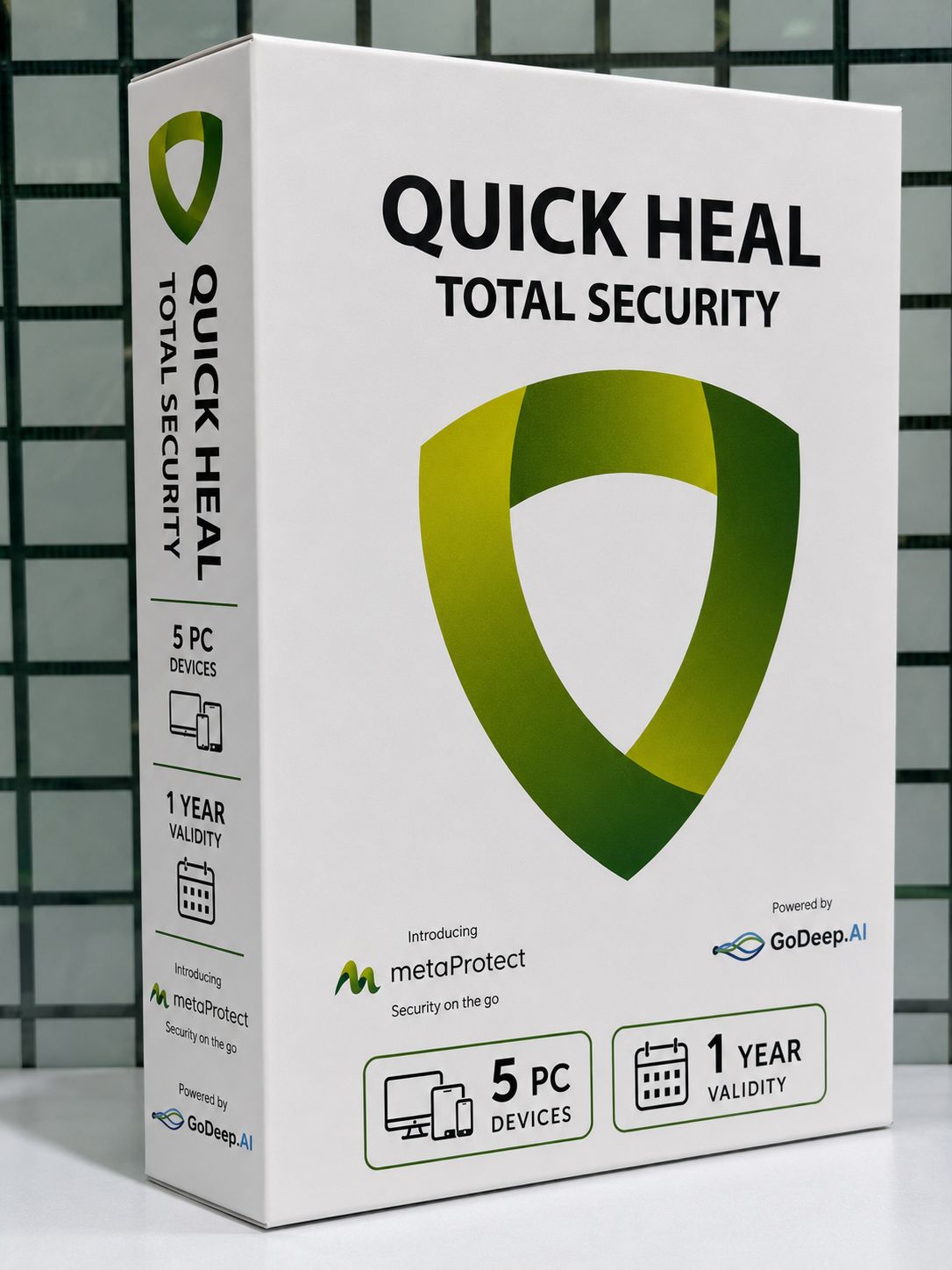 New 5pc 1yr Quick Heal Total Security