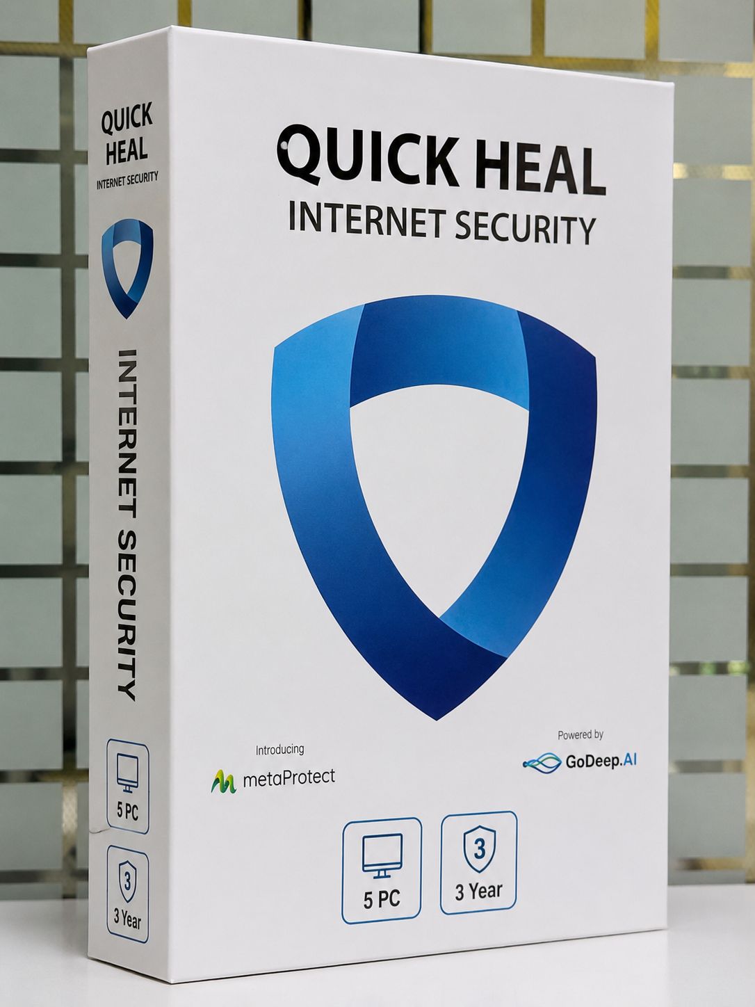 New 5pc 3yr Quick Heal Internet Security