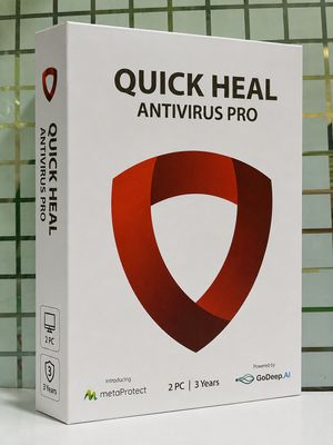 New, 2 User, 3 Year, Quick Heal Antivirus Pro