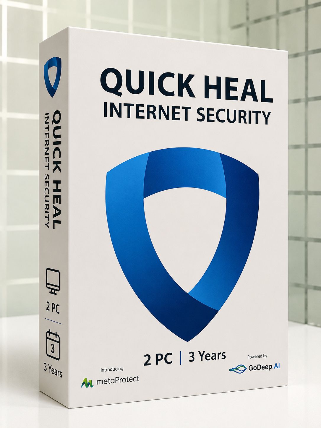 New 2pc 3yr Quick Heal Internet Security