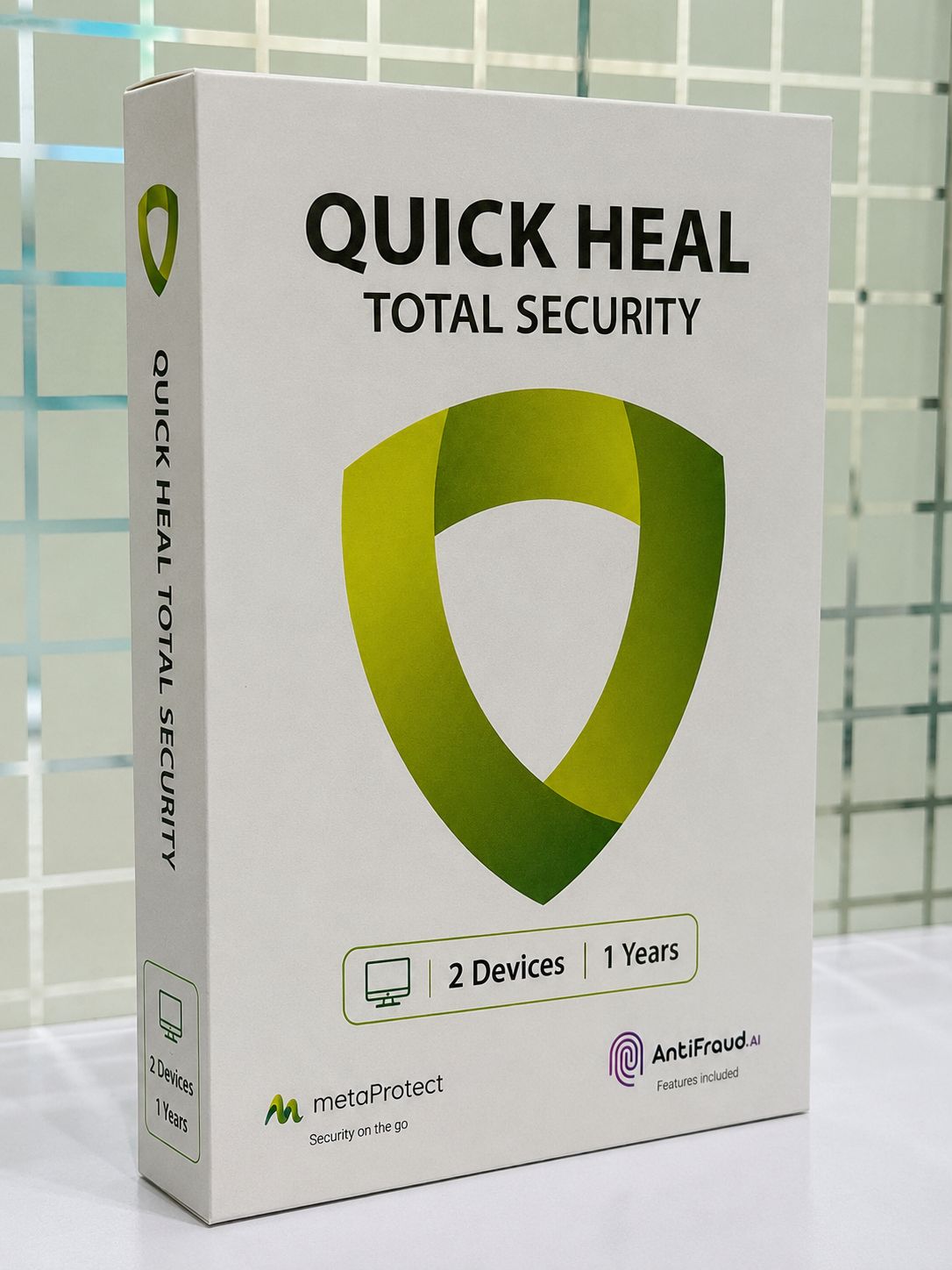 New 2pc 1yr Quick Heal Total Security
