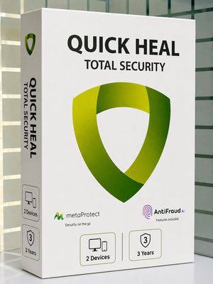 New, 2 User, 3 Year, Quick Heal Total Security