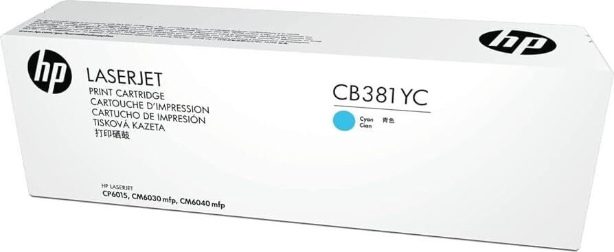 HP CB381YC Cyan Toner (CP6015, CM6030, CM6040)