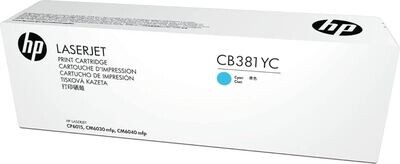 HP CB381YC Cyan Toner (CP6015, CM6030, CM6040)