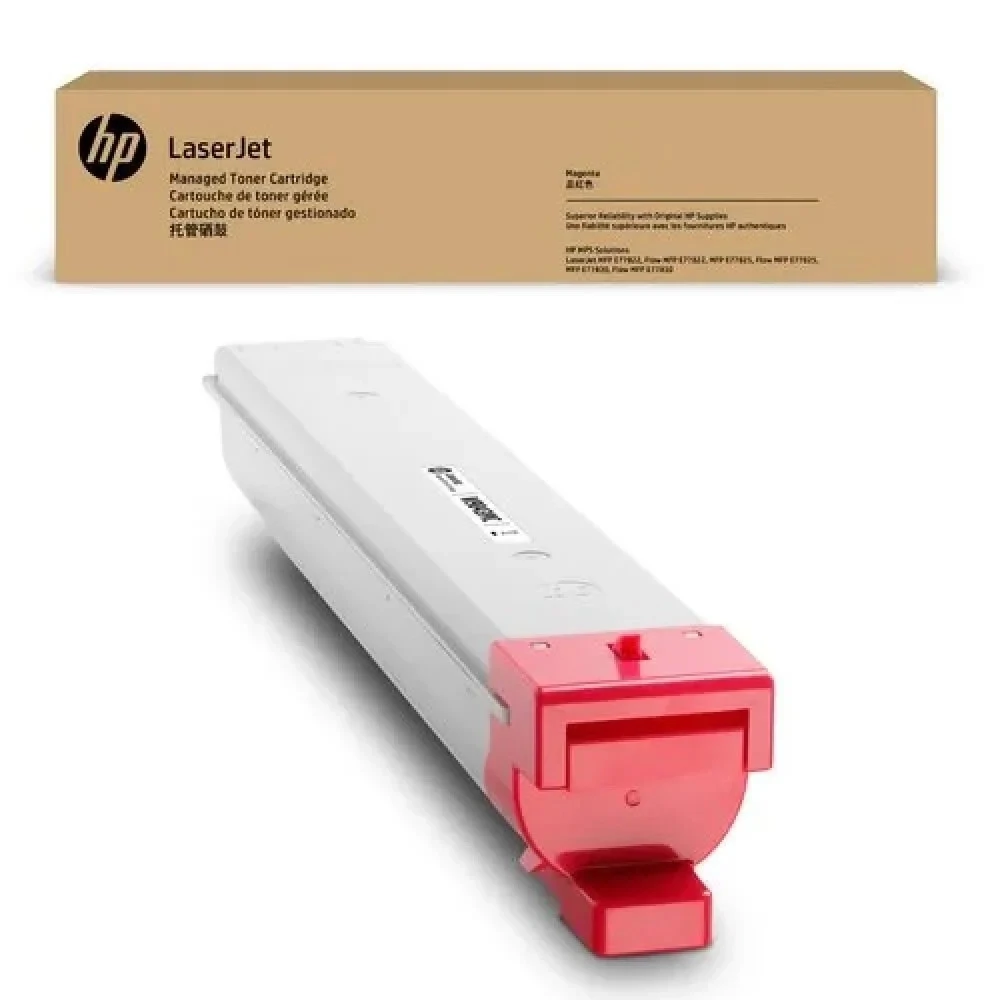 HP W9133MC LaserJet Magenta Managed Toner Cartridge,  Printer
