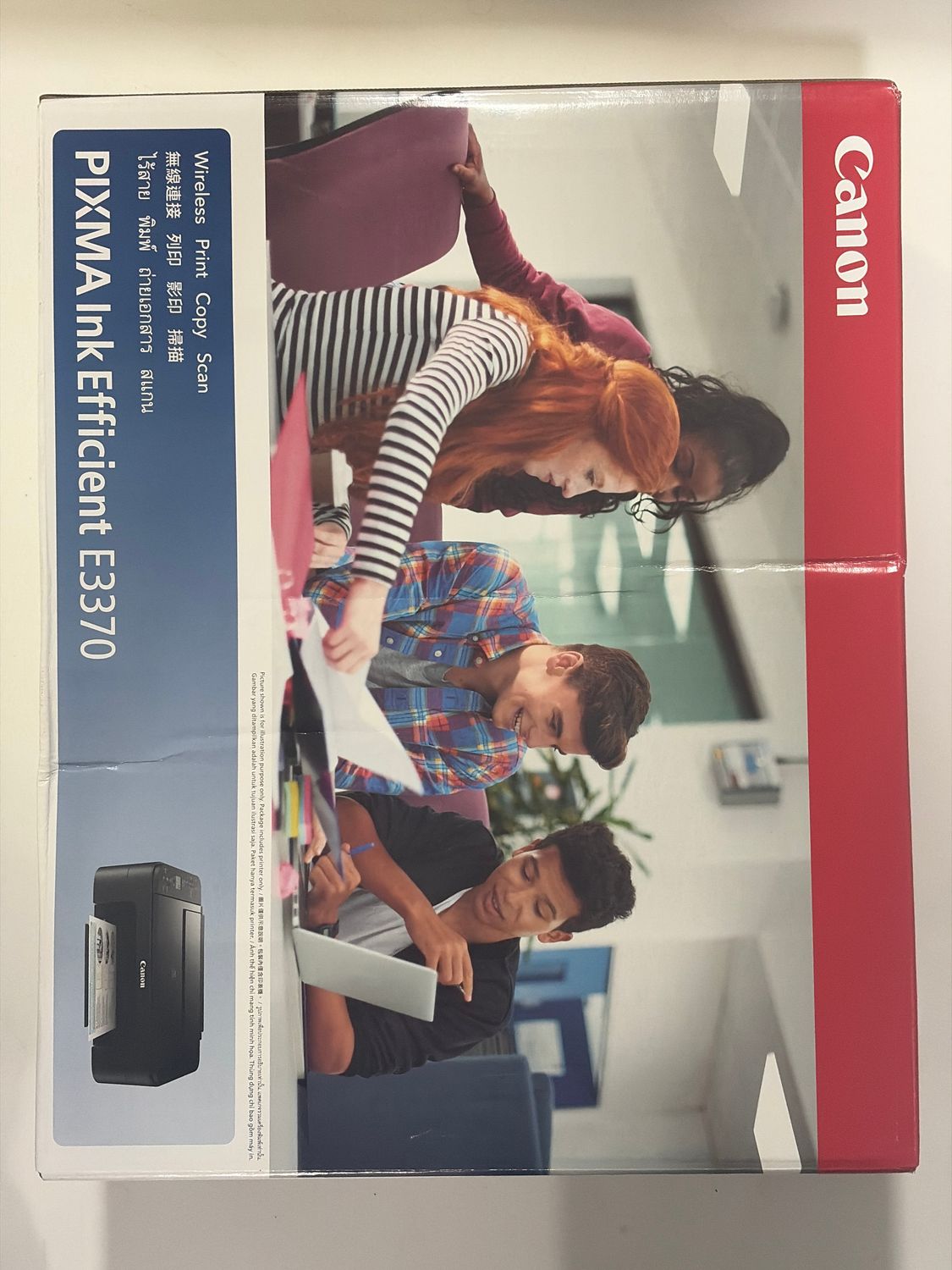 Canon Pixma E3370 Multi-function WiFi Color Inkjet Printer