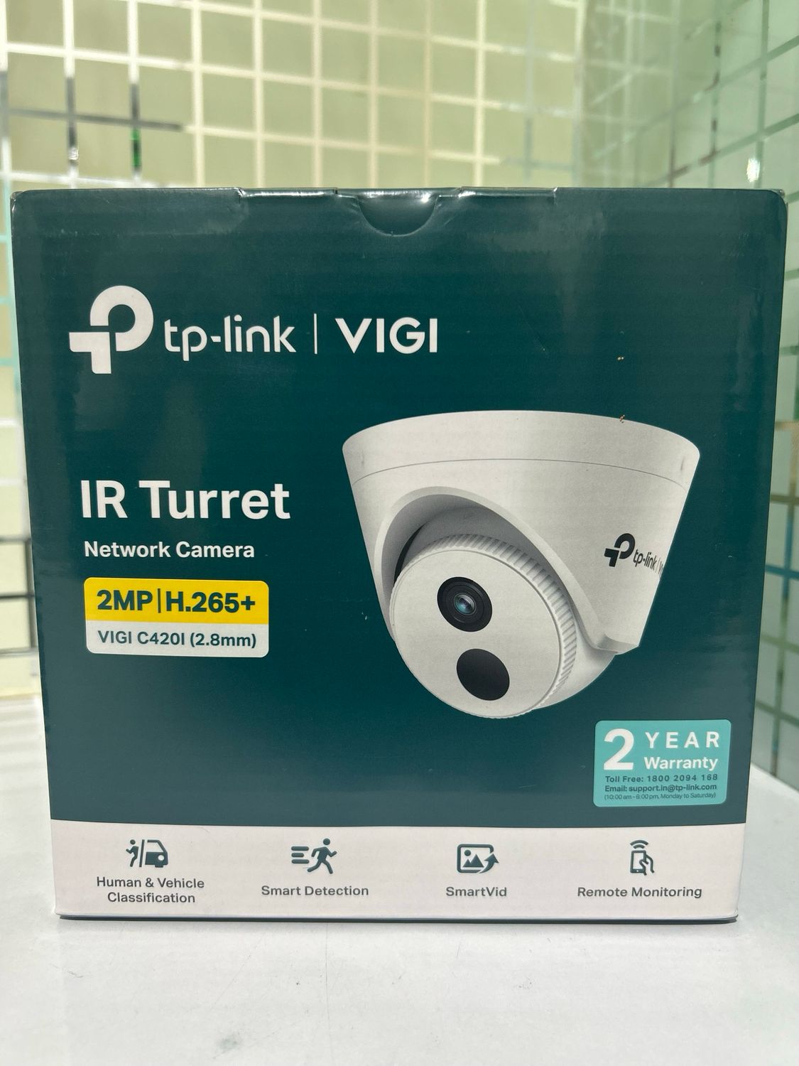 TP-Link VIGI C420I 2MP 2.8mm IR Turret Network Camera