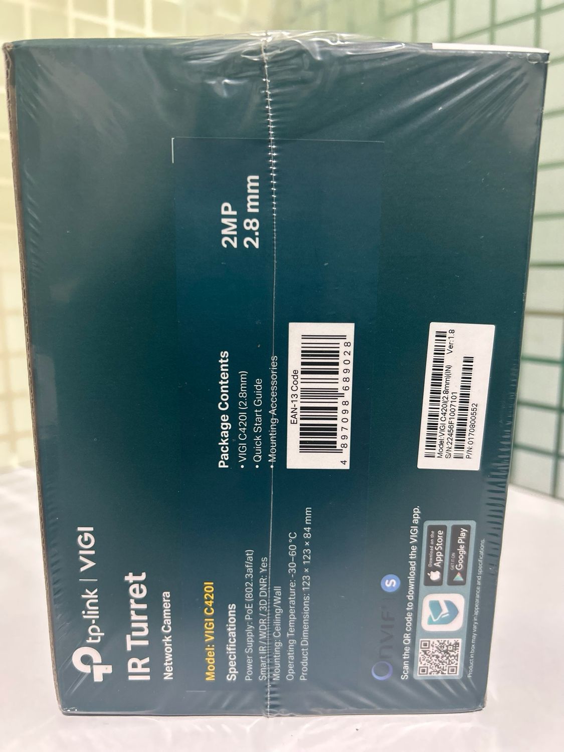 TP-Link VIGI C420I 2MP 2.8mm IR Turret Network Camera