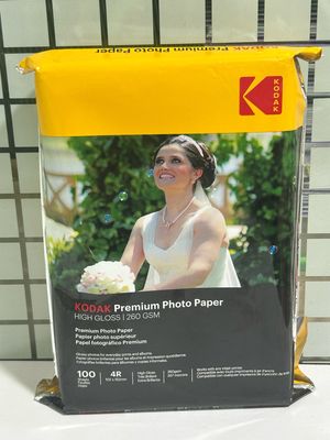 Kodak 260gsm 4R Glossy Photo Paper (100 Sheet, 4x6-inch)
