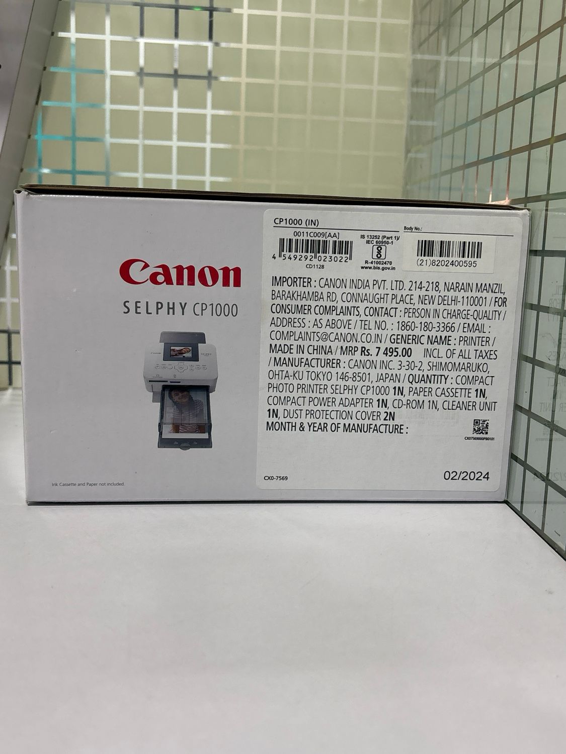 Canon Selphy CP1000 Photo Printer