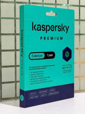 New, 5 User, 1 Year, Kaspersky Premium (total security) New, 5 User, 1 Year, Kaspersky Premium (total security)