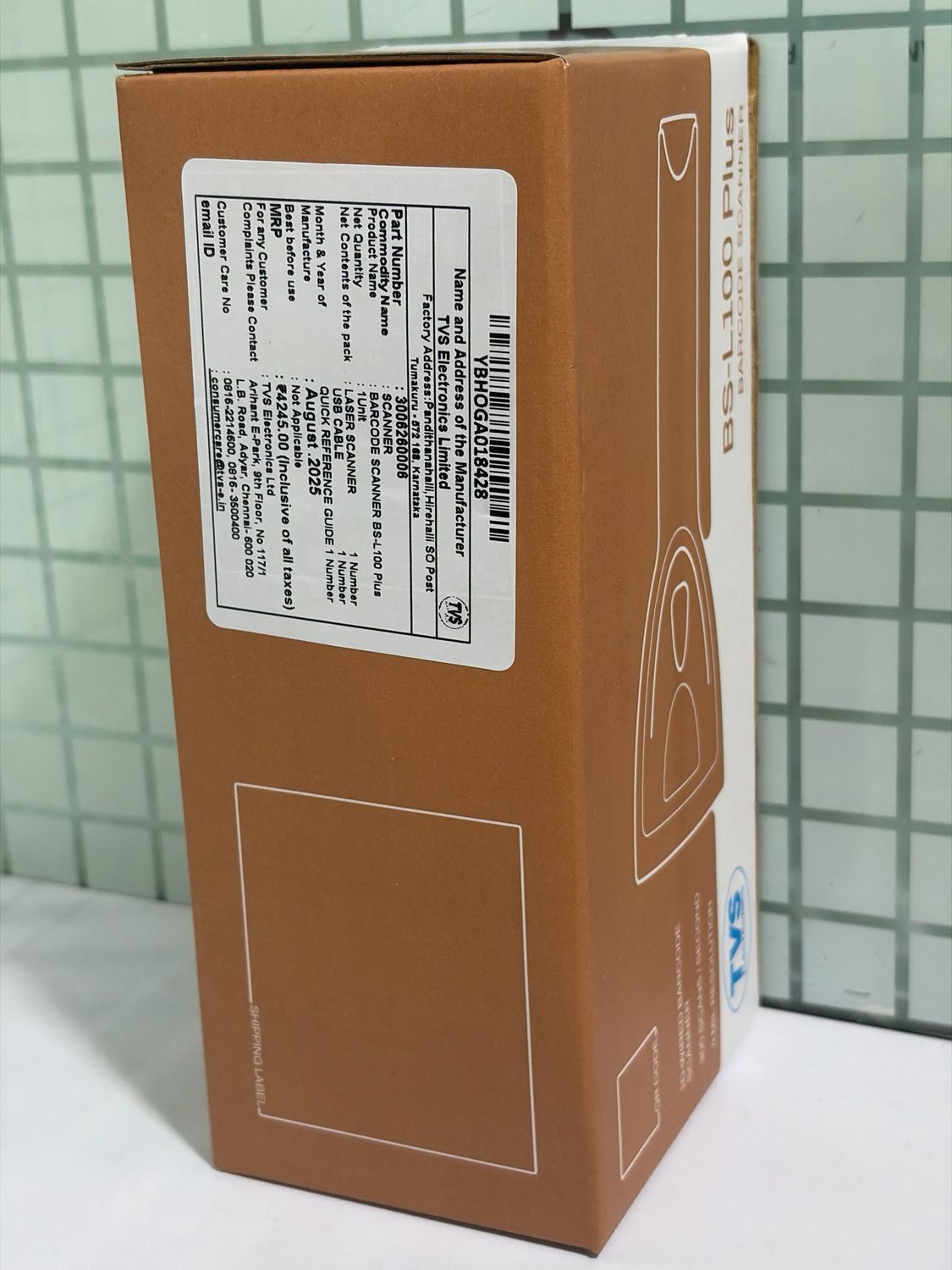 Tvs BS-L100 Plus Barcode Scanner Tvs BS-L100 Plus Barcode Scanner