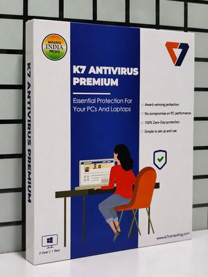 2 User, 1 Year, K7 Antivirus Premium
