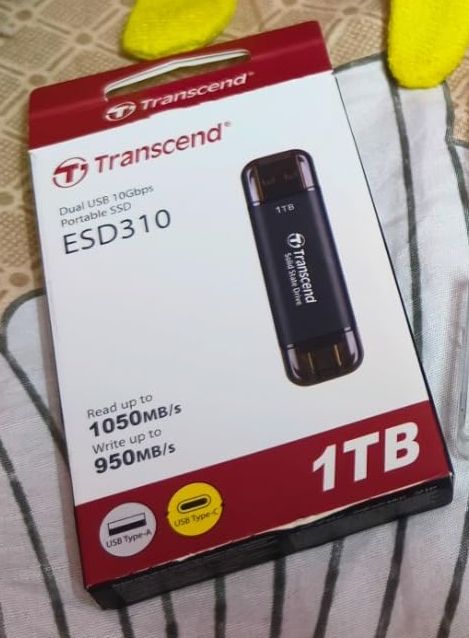 Transcend 1TB 2 Dual Port Portable SSD (Type-C / USB)