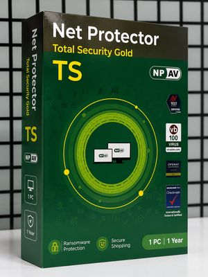 New, 1 User, 1 Year, Net Protector Total Security