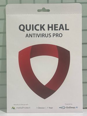 New, 1 User, 1 Year, Quick Heal Antivirus Pro