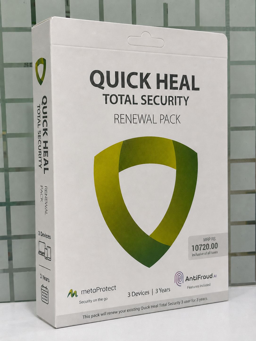 Renewal 3pc 3yr Quick Heal Total Security