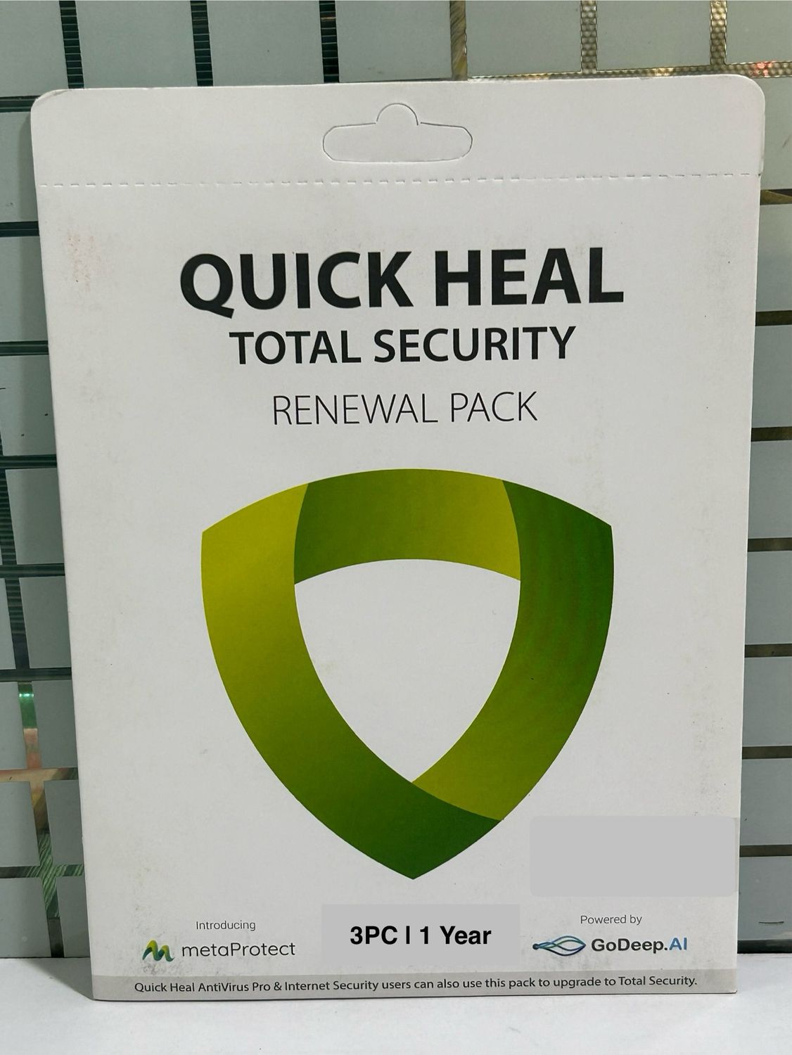 Renewal, 3 User, 1 Year, Quick Heal Total Security