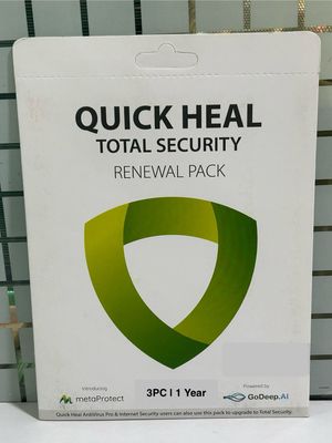 Renewal, 3 User, 1 Year, Quick Heal Total Security