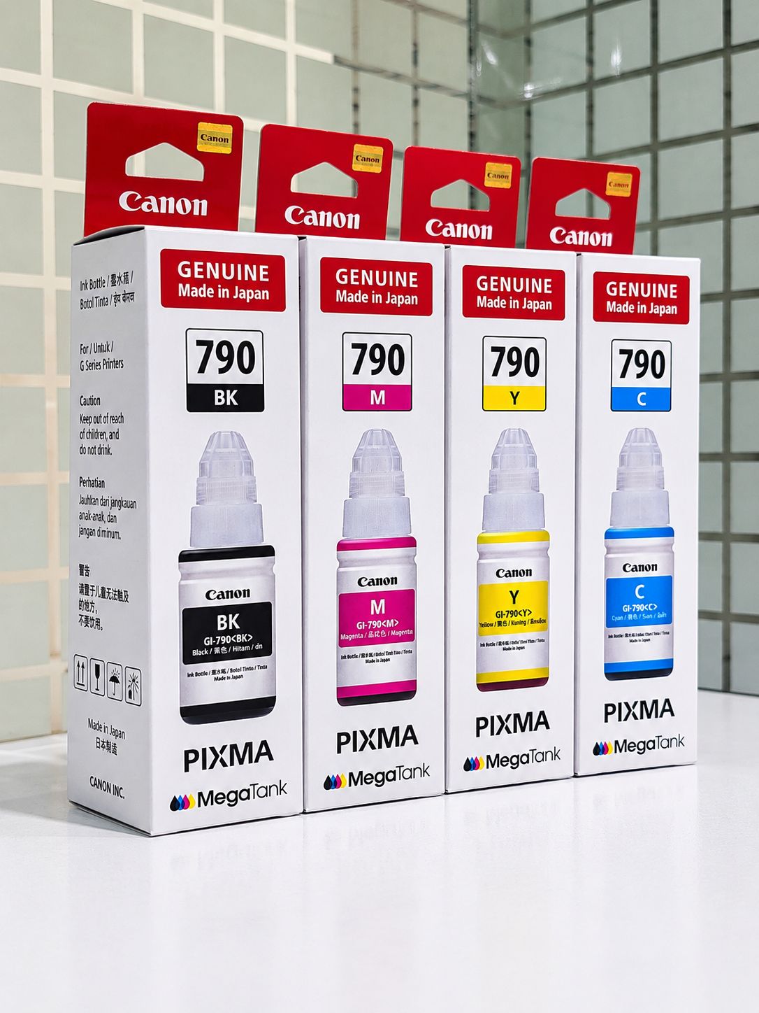Canon GI-790 Bottle, Set of 4 (G1000, G1010, G2000, G2002)